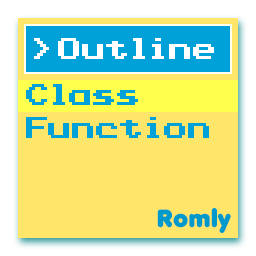 Romly Command Palette de Outline