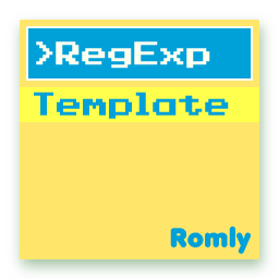 Romly RegExp Search Template